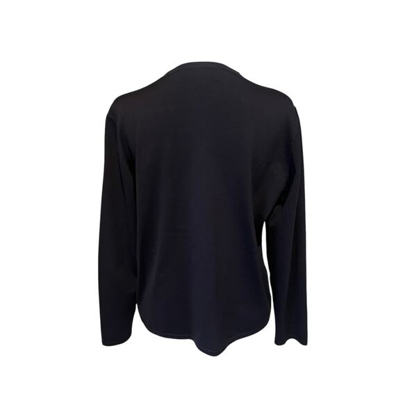 PENDELTON VINTAGE 90'S BUTTON DOWN VNECK LONG SLEEVE SILK BLEND CARDIGAN SWEATER - Picture 2 of 6